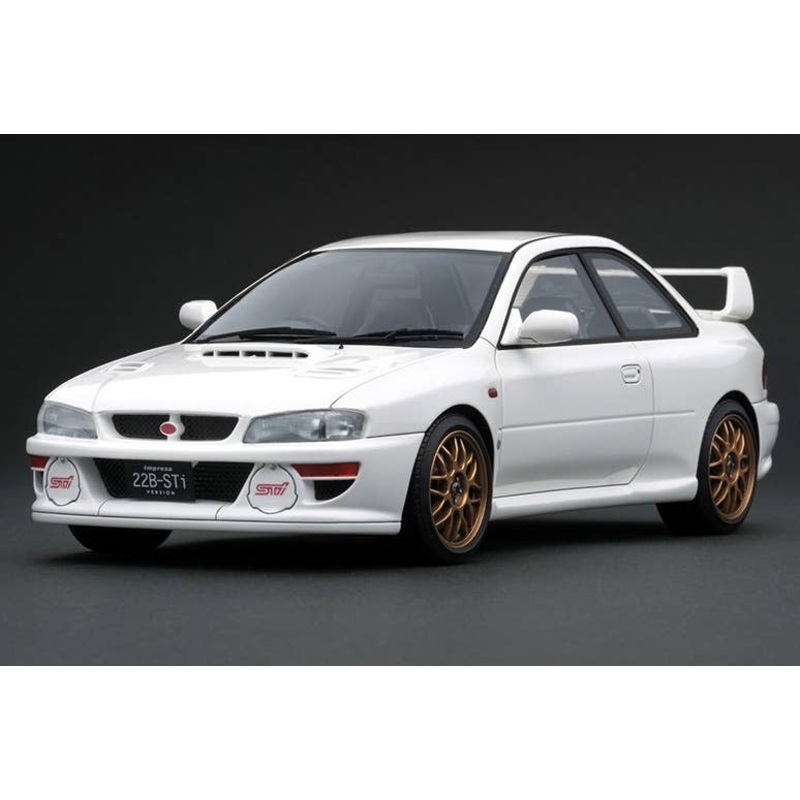 1/18 Subaru Impreza 22B-STi GC8 Kai White