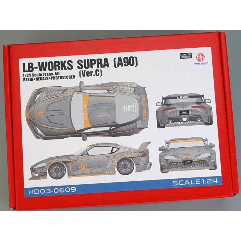 1/24 LB-Works Supra (A90) (Ver.C) Trans-Kit (Resin + PE + Decals + Metal parts + Metal Logo)