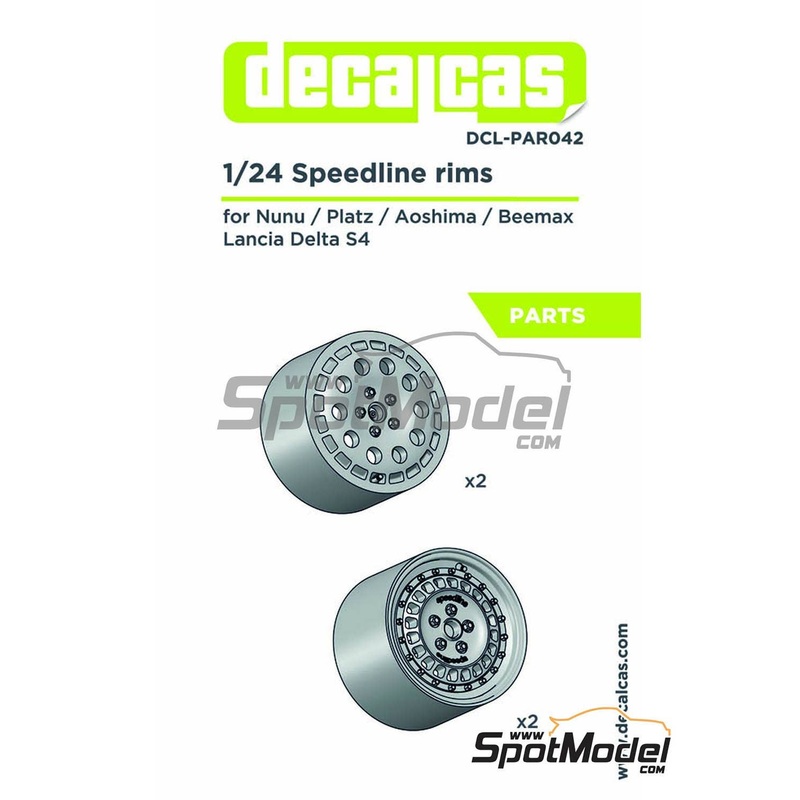 1/24 Speedline Wheelset for Lancia Delta S4