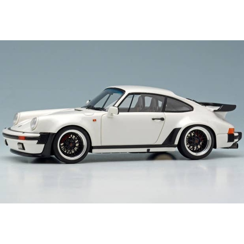 1/43 Porsche 930 Turbo 1988 BBS Type Wheel White (Black Wheel)