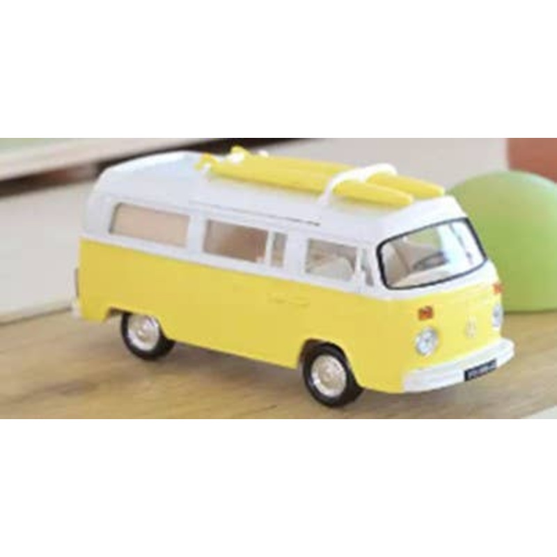 1/43 VW Combi T2b Camper Van 1973 Yellow