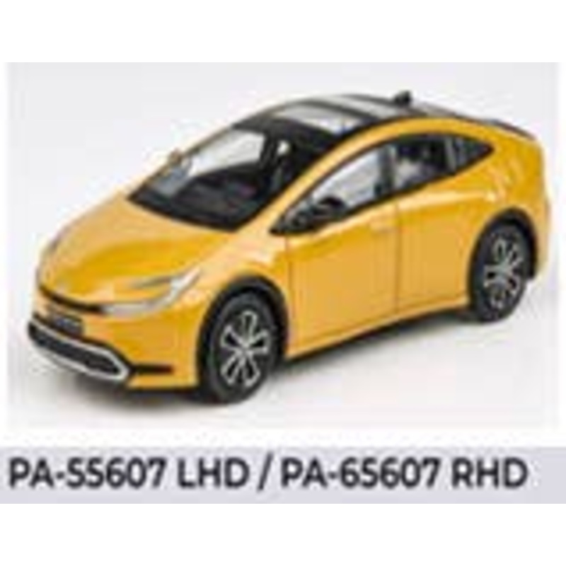 1/64 Toyota Prius 2023 Maximum Yellow Rhd