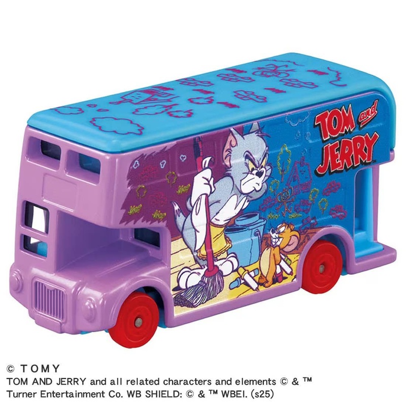 Dream Tomica SP Tom and Jerry Wrapping Bus (Purple)