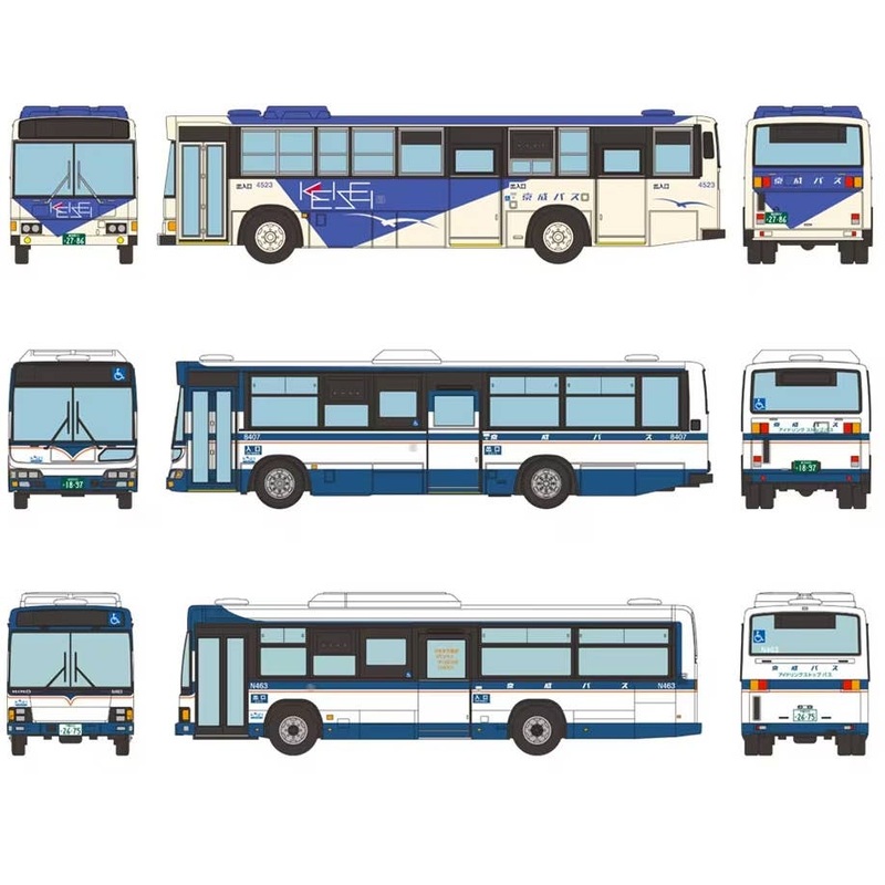 1/150 The Bus Collection Keisei Bus 20th Anniversary Set of 3