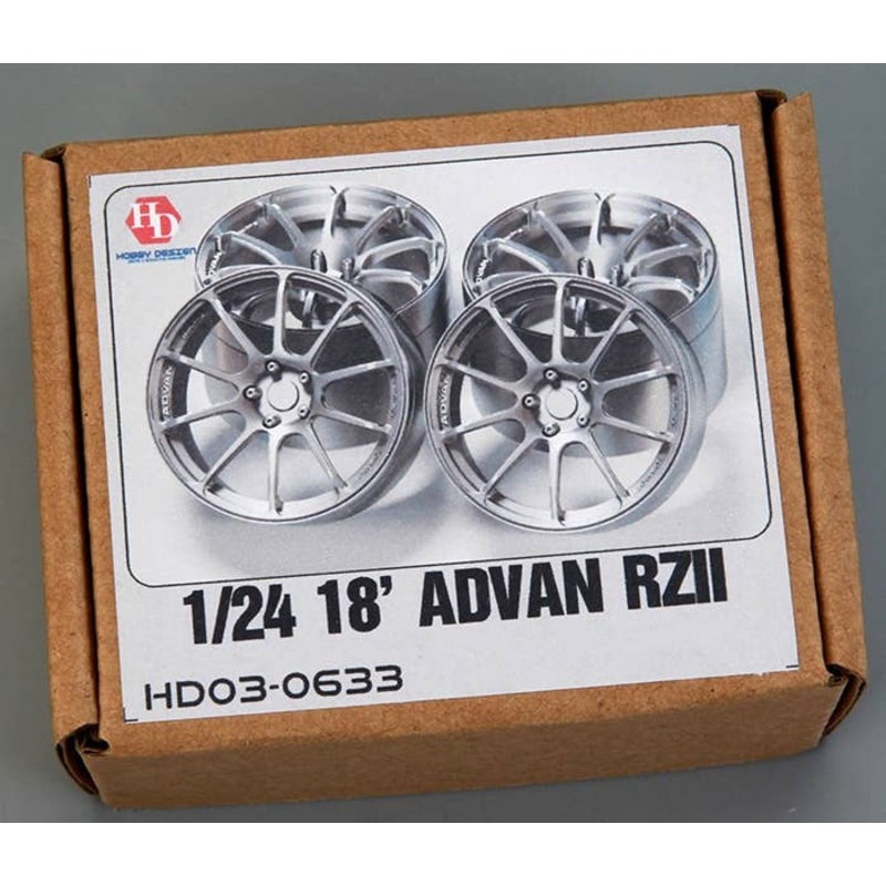 1/24 18" Advan RZII Wheels