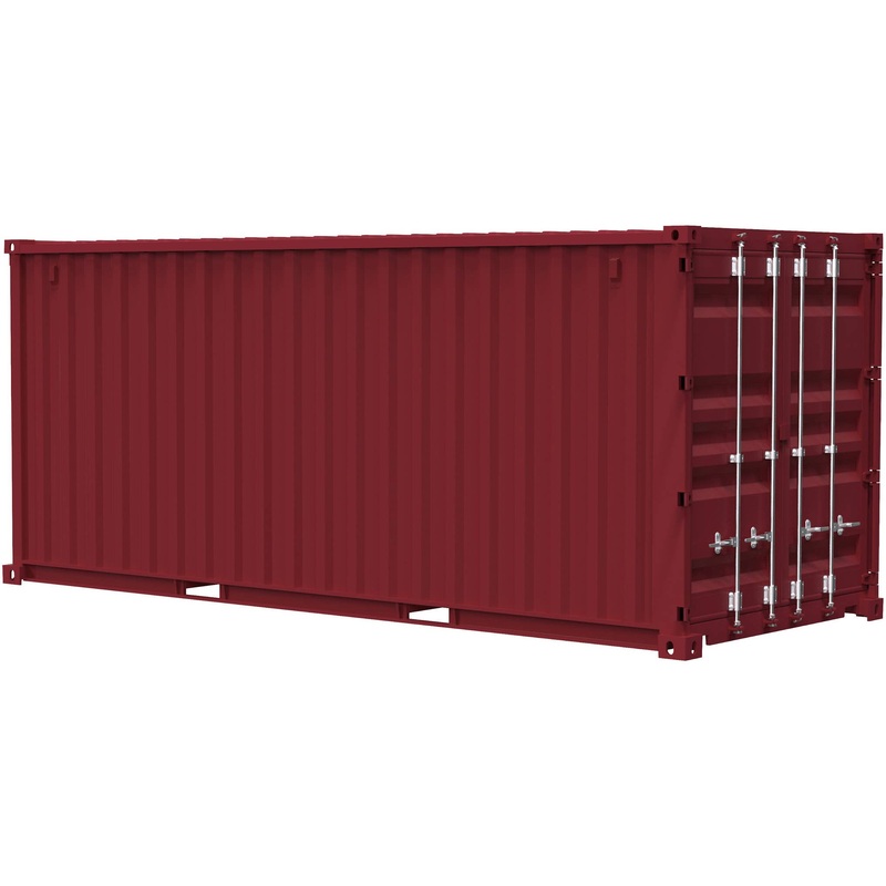 1/24 20ft Container (Maroon)
