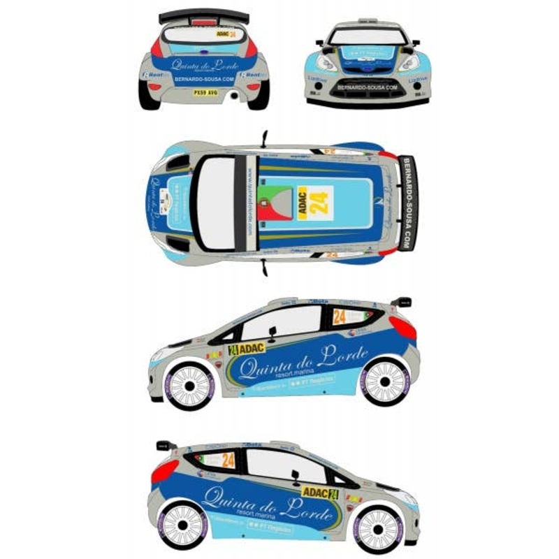 1/24 Ford Fiesta S2000 #24 Rally Germany 2011 (For Belkits)