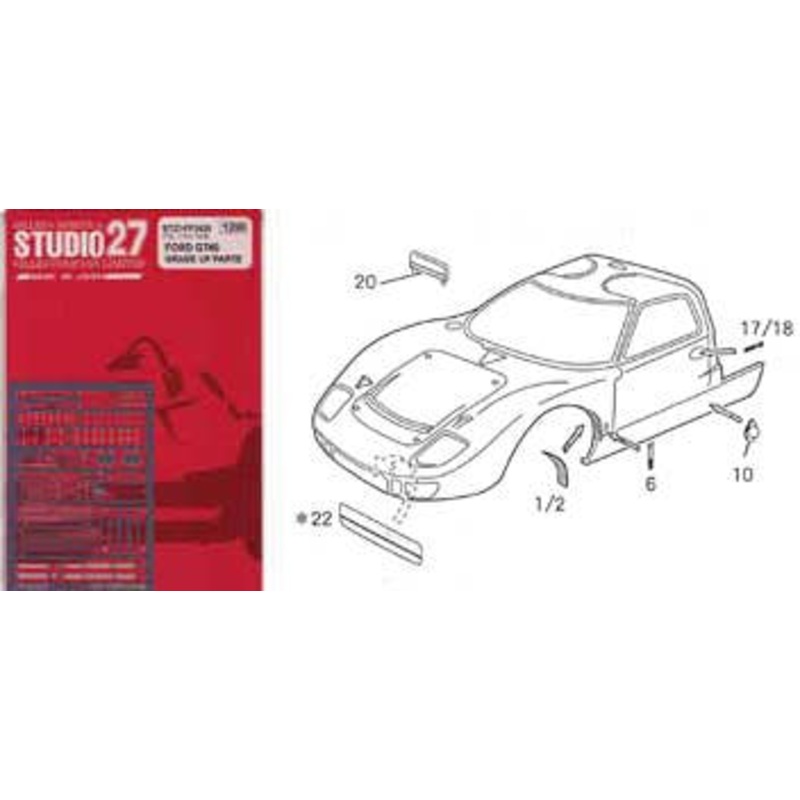 1/24 GT40 Upgrade Parts