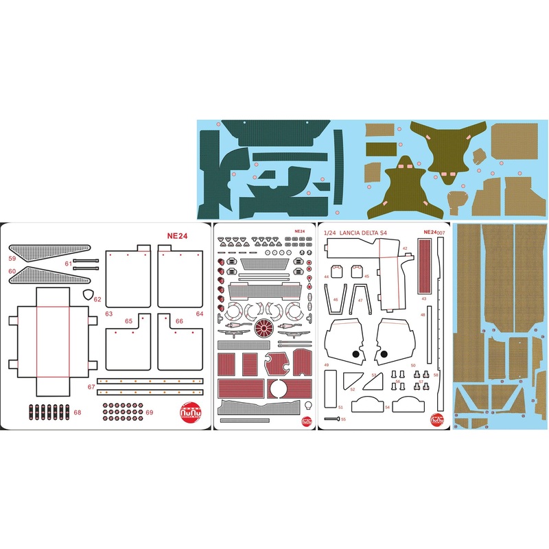 1/24 Lancia Delta S4 '86 Rallye Sanremo Detail Up Parts