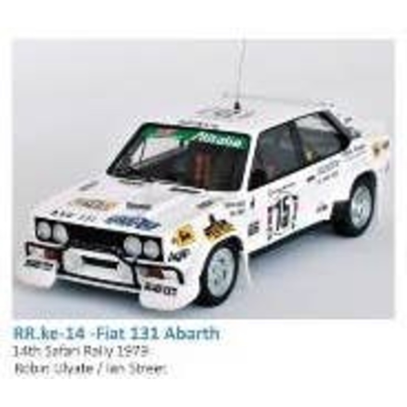 1/43 Fiat 131 Abarth 1979 Safari Rally 14th #15 R. Ulyate / I. Street