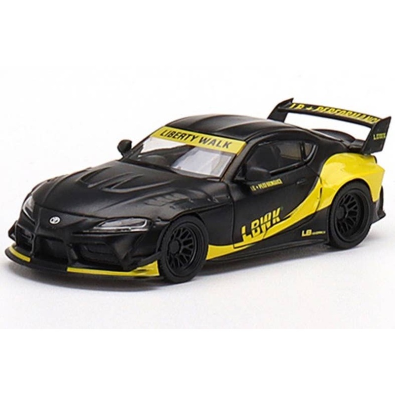 1/64 LB WORKS GR Supra Matte Black (Right-Hand Drive)