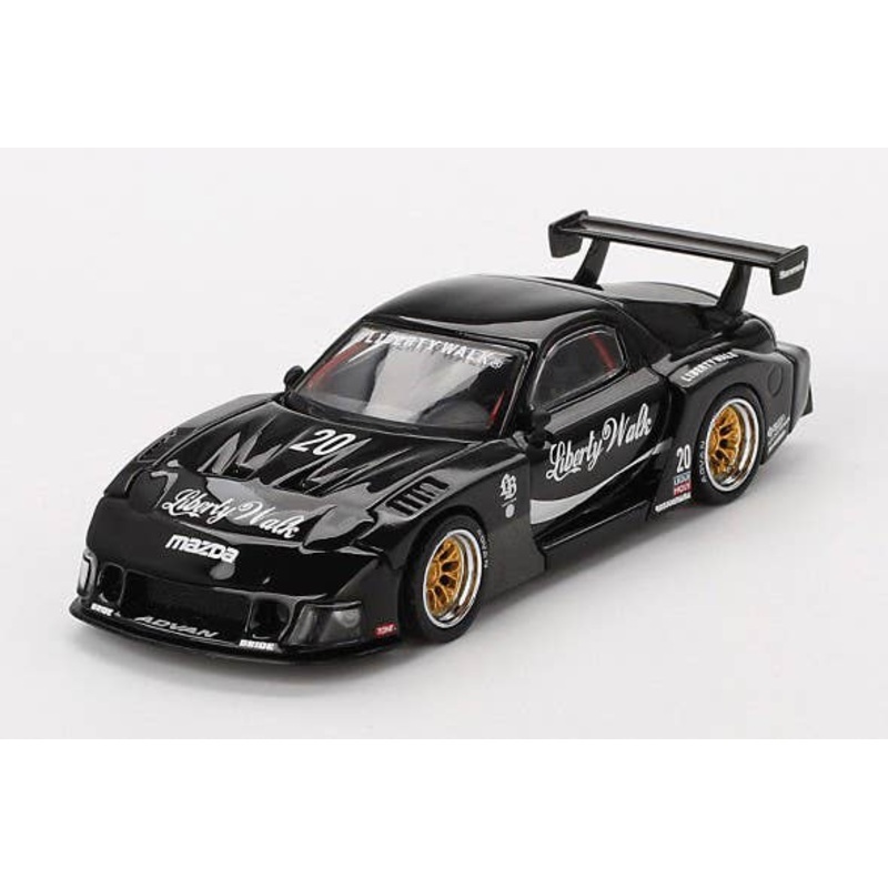 1/64 Mazda RX-7 LB-Super Silhouette Liberty Walk Black (Left Handle)