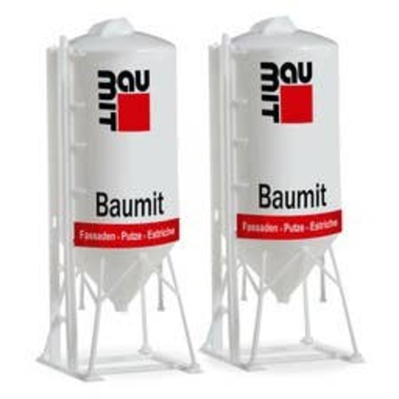 1/87 Accessory 2 x bulk 22.5m3 BauMit