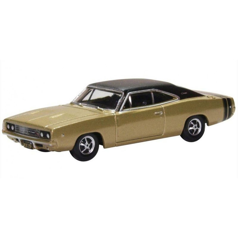 1/87 Dodge Charger 1968 Gold & Black