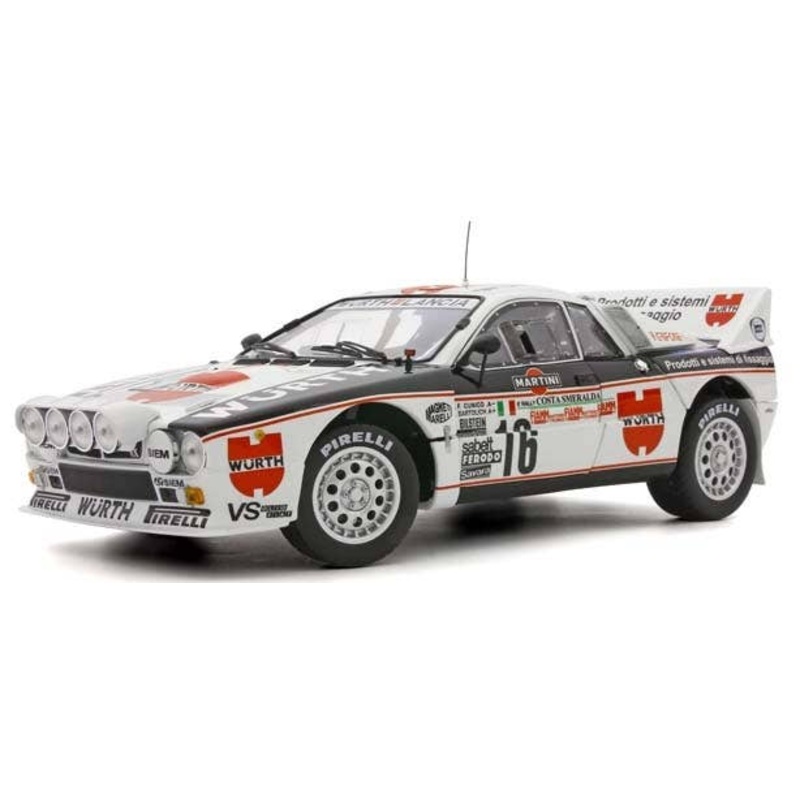 1/18 Lancia Rally 037 1983 Costa Smeralda #16 (Clear Coating)