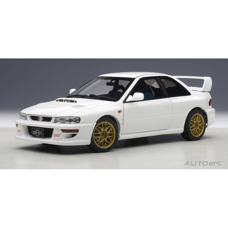 1/18 Subaru Impreza 22B STi Version (White)