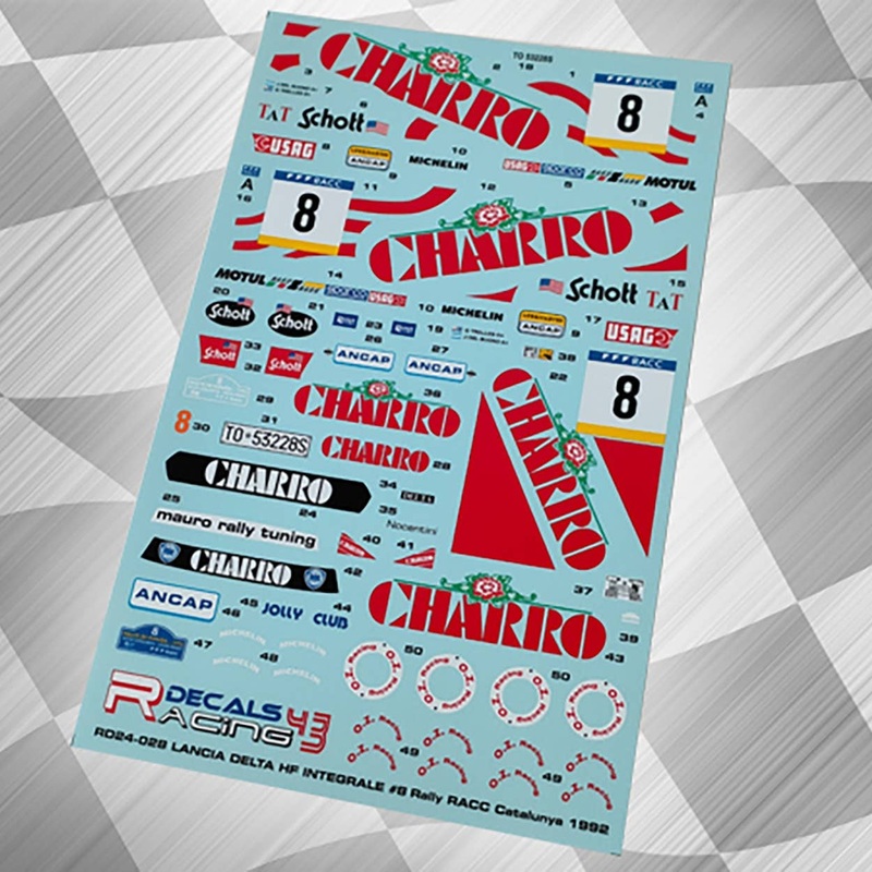 1/24 Lancia Delta HF Integrale GrA #8 Rally RACC Catalunya 1992 (for Hasegawa)