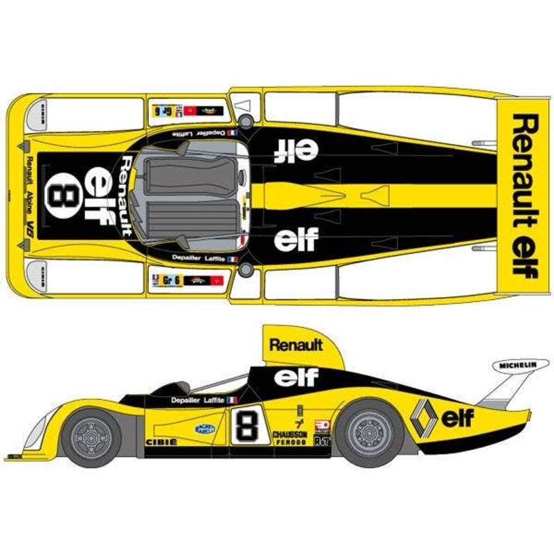 1/24 Works Team A442 1977LM Decal Set