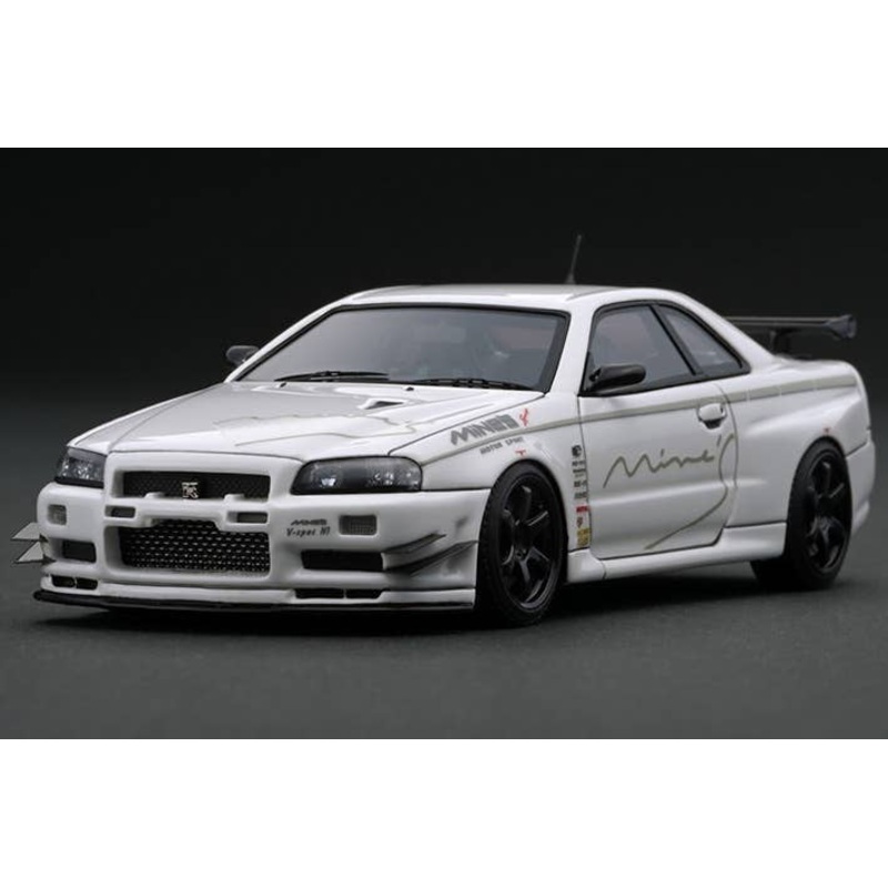 1/43 Nissan Skyline GT-R Mine's R34 White