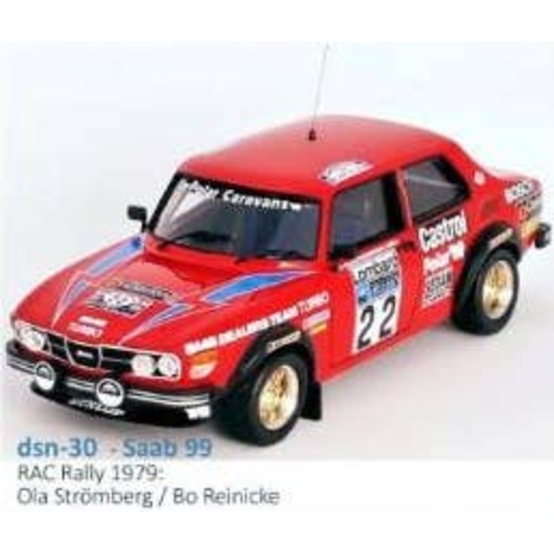 1/43 Saab 99 1979 RAC Rally # 22 Ola Stromberg / Bo Reinicke