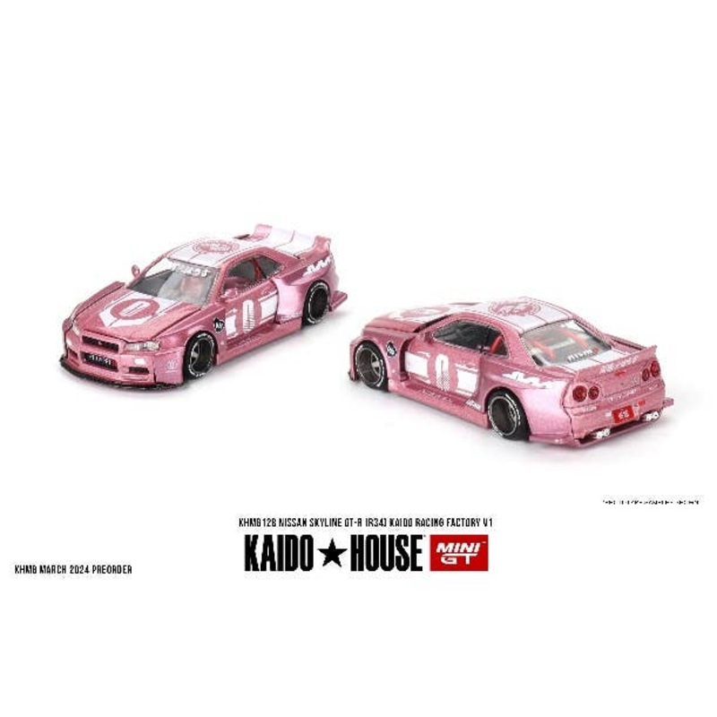 1/64 Nissan Skyline GT-R R34 KAIDO RACING FACTORY V1 (Right Handle)