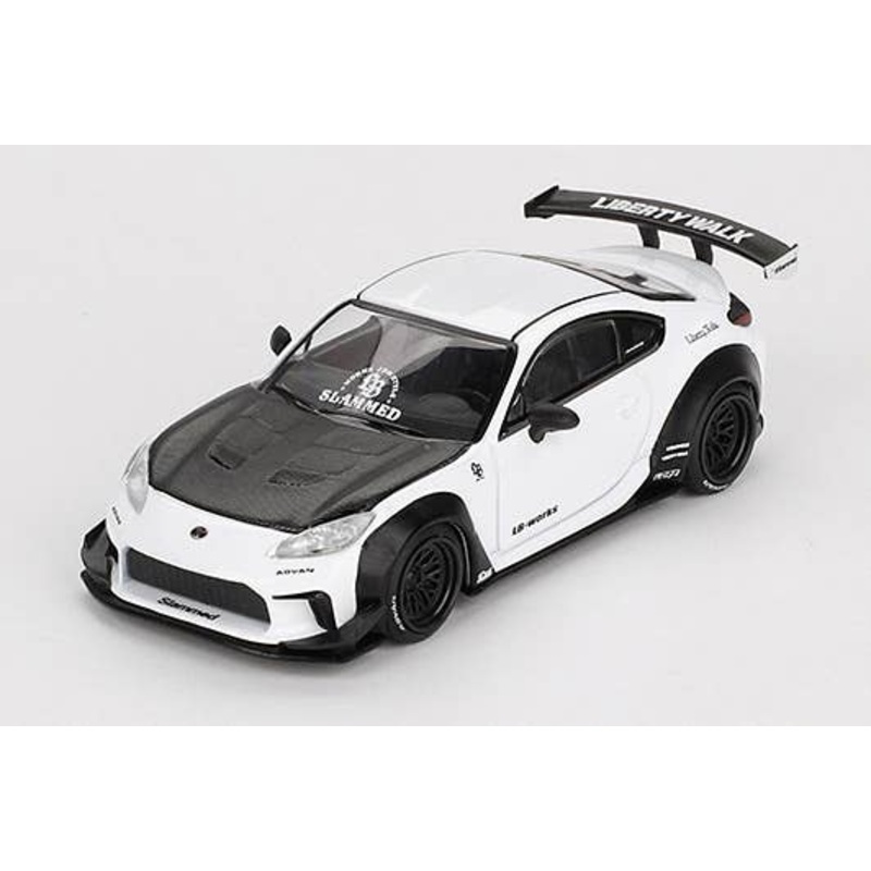 1/64 Toyota GR86 LB Nation White (Left Hand Drive)