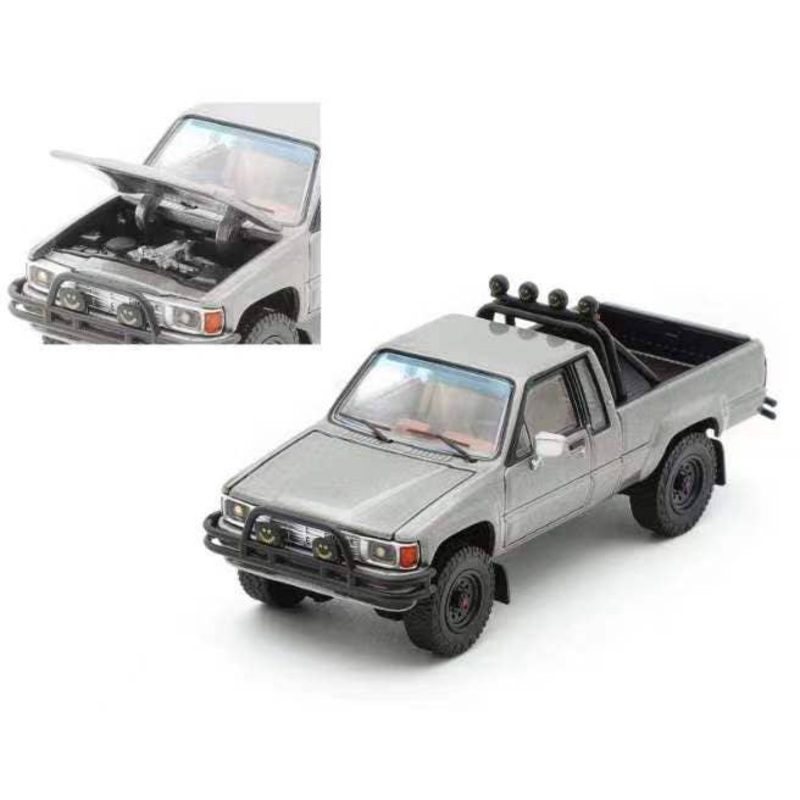 1/64 Toyota Hilux SR5 XTRA Cab 1985 - (LHD) - Gray