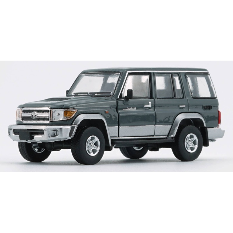 1/64 Toyota Land Cruiser LC76 Dark Gray LHD