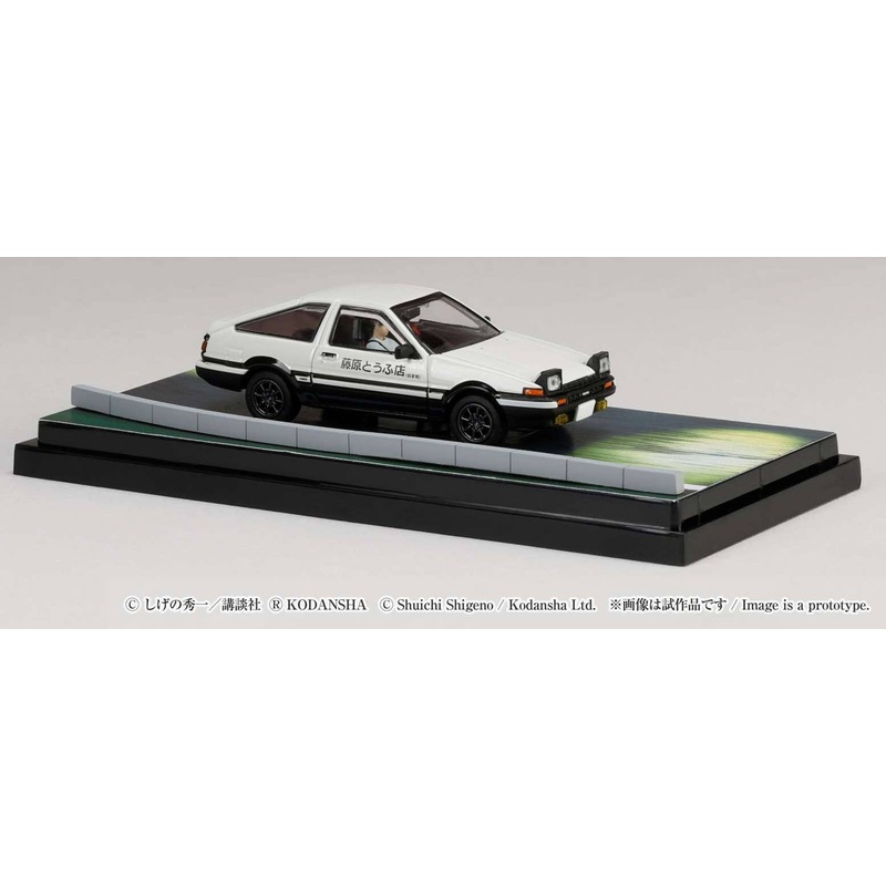 1/64 Toyota SPRINTER TRUENO GT APEX AE86 / InitialD VS Ryosuke Takahashi Takumi Fujiwara with Driver Figure