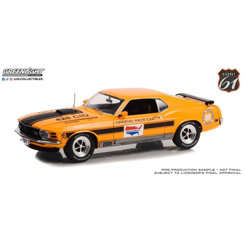 1/18 1970 Ford Mustang Mach 1 - Michigan International Speedway Official Pace Car