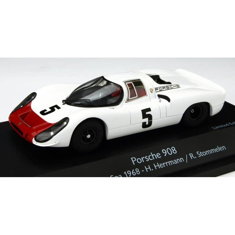 1/43 Porsche 908 Short Tail 1968 Spa 1000Km #5 Herrmann/Stomme