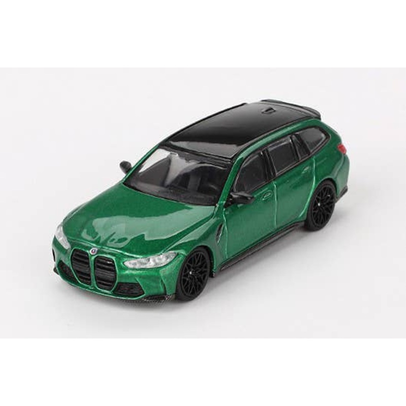 1/64 BMW M3 Competition Touring Isle of Man Green Metallic (Left Hand Drive)