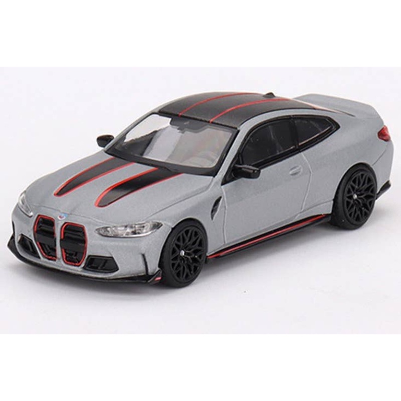 1/64 BMW M4 CSL (G82) Frozen Brooklyn Gray Metallic (Left Handle)