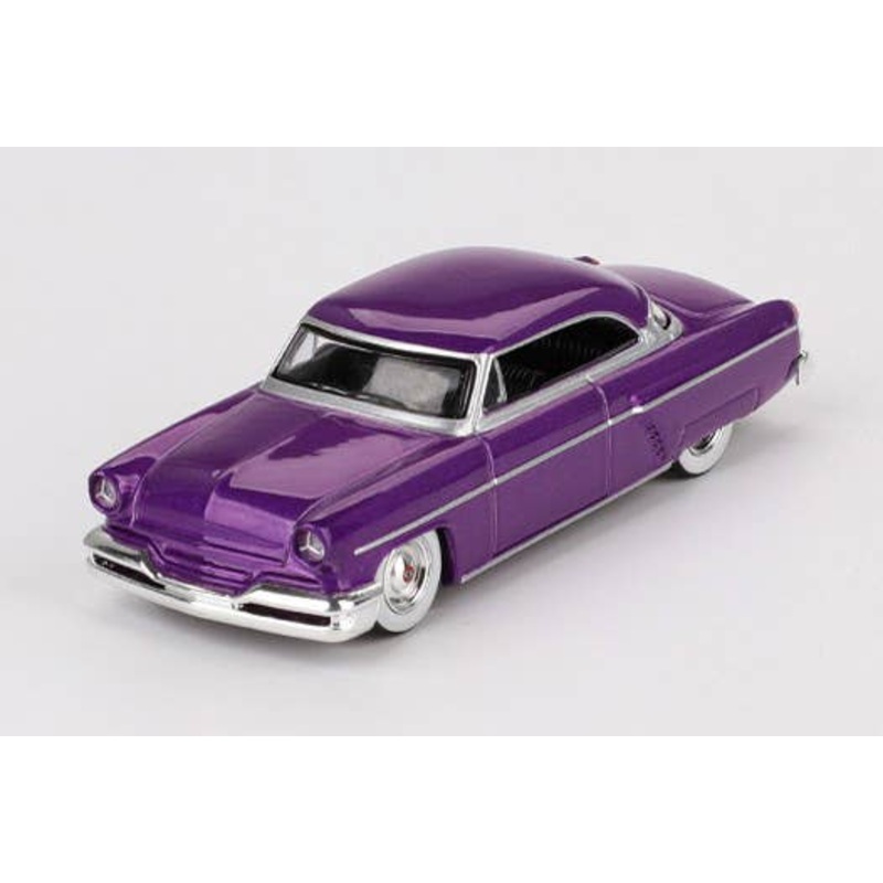 1/64 Lincoln Capri Hot Rod 1954 Metallic Purple (Left Hand Drive)