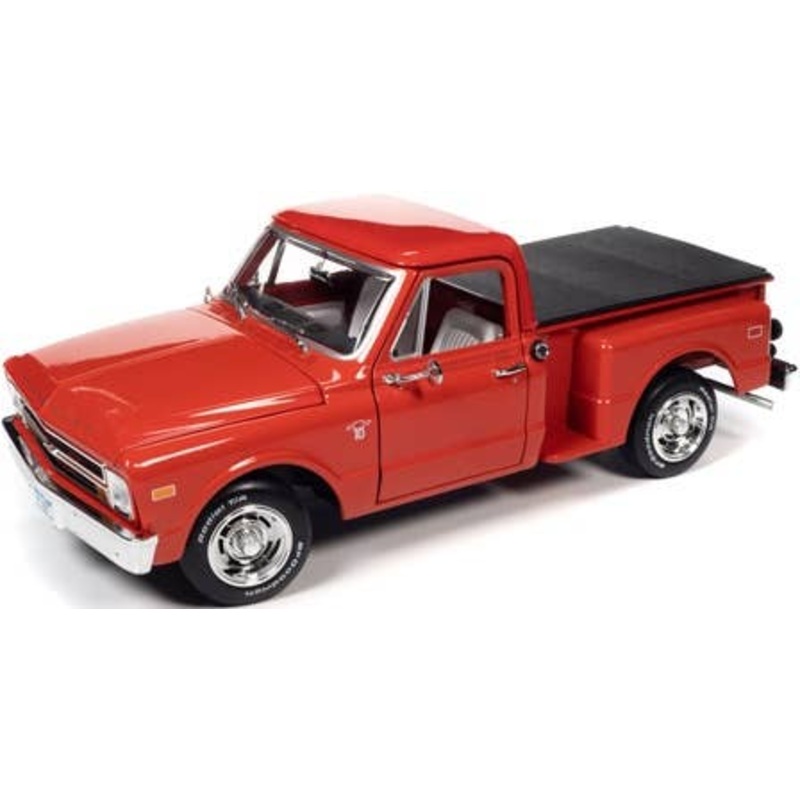 1/18 1968 Chevy C10 Pickup Side Step Vermilion Red
