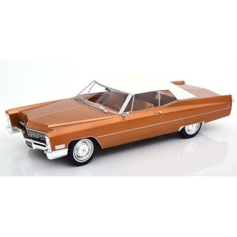 1/18 Cadillac Deville with Softtop 1967 Gold Brown-Metallic