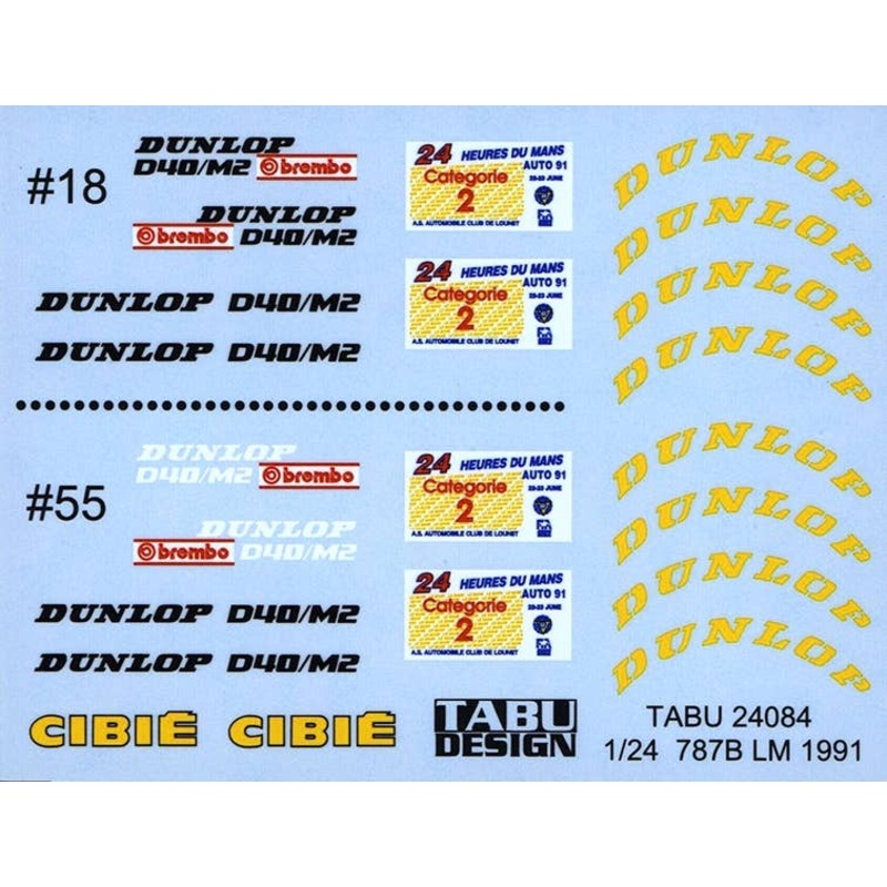 1/24 787B LM 1991 Option (for Tamiya)