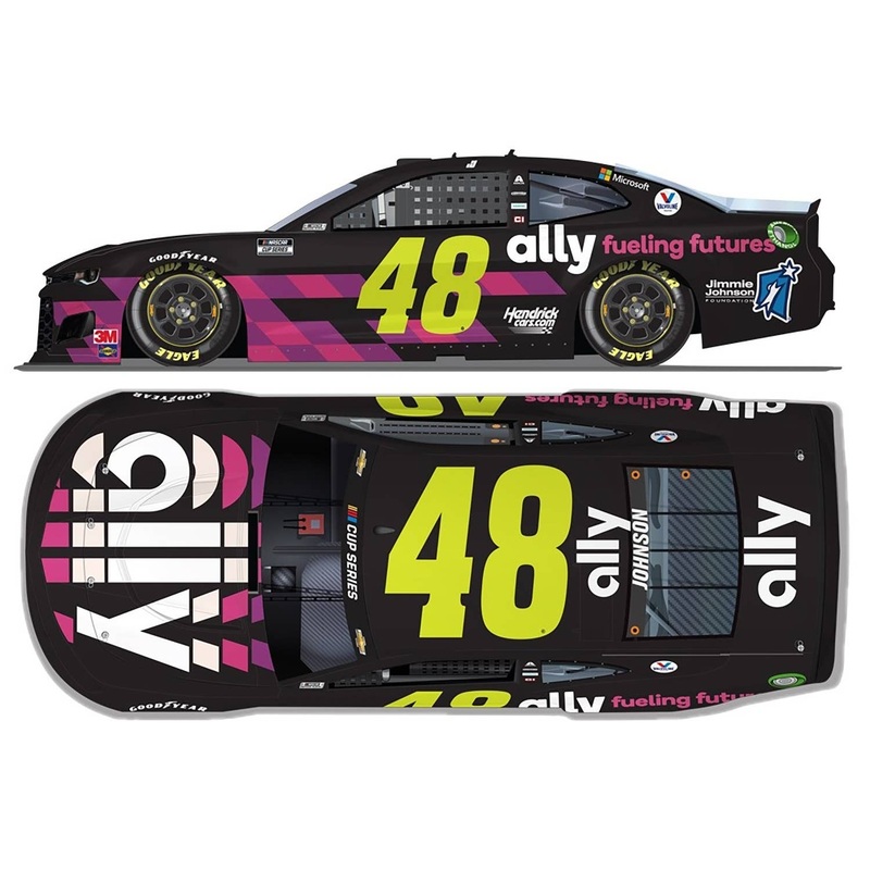 1/24 Jimmie Johnson #48 Ally Fueling Futures Chevrolet Camaro NASCAR 2020 Elite