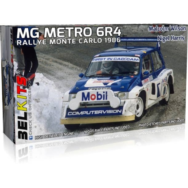 1/24 MG METRO 6R4 RALLYE MONTE CARLO 1986 Malcolm Wilson/Nigel Harris