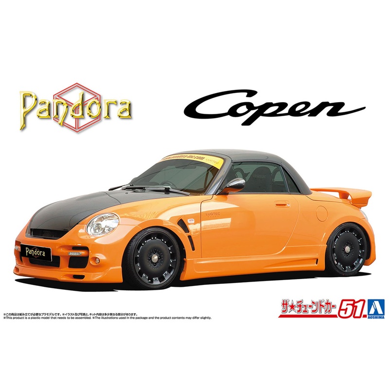 1/24 PANDORA TYPE887 EVO II L880K Copen '02 (Daihatsu)