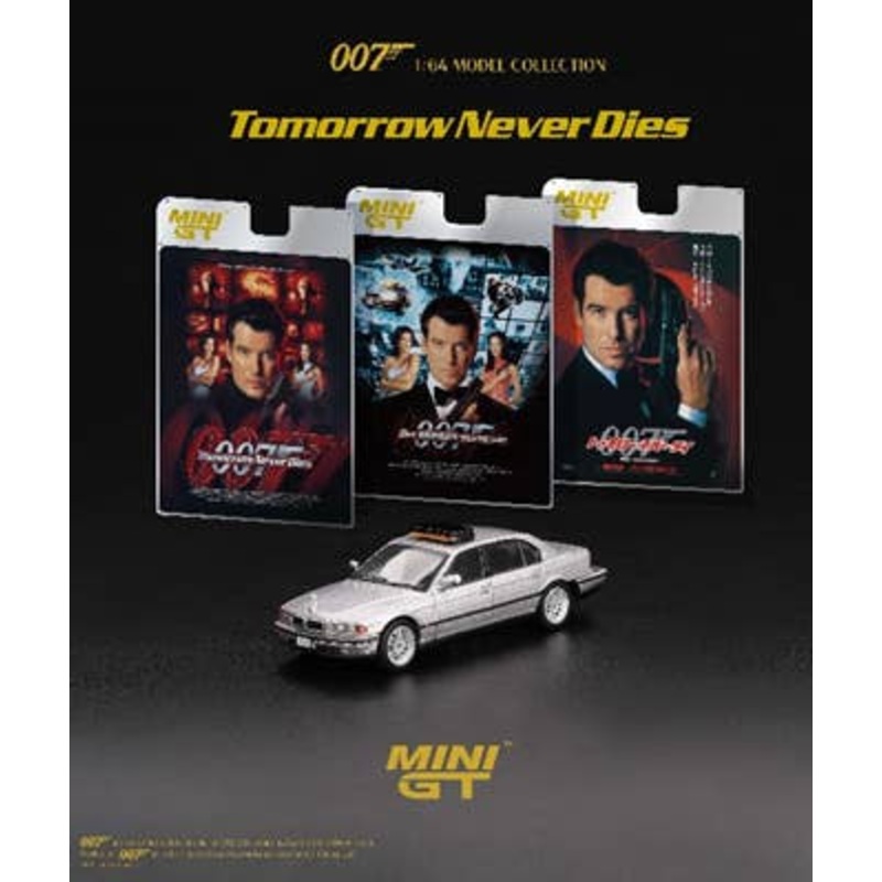 1/64 BMW 750IL Tomorrow Never Dies (1998) English Version Package