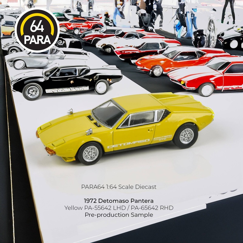 1/64 De Tomaso Pantera 1972 Yellow (LHD)