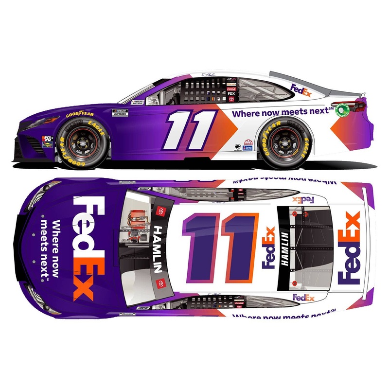 1/64 Denny Hamlin # 11 FedEx Where now meets next TOYOTA Camry NASCAR 2021