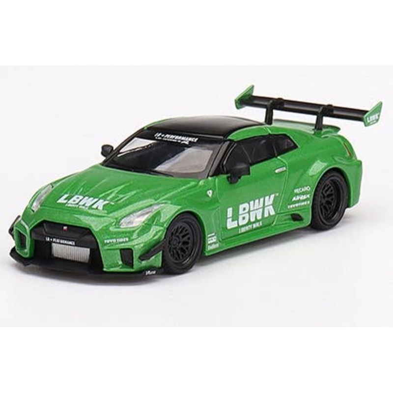 1/64 LB-Silhouette WORKS GT Nissan 35GT-RR Version 2 Apple Green (Right-hand Drive)