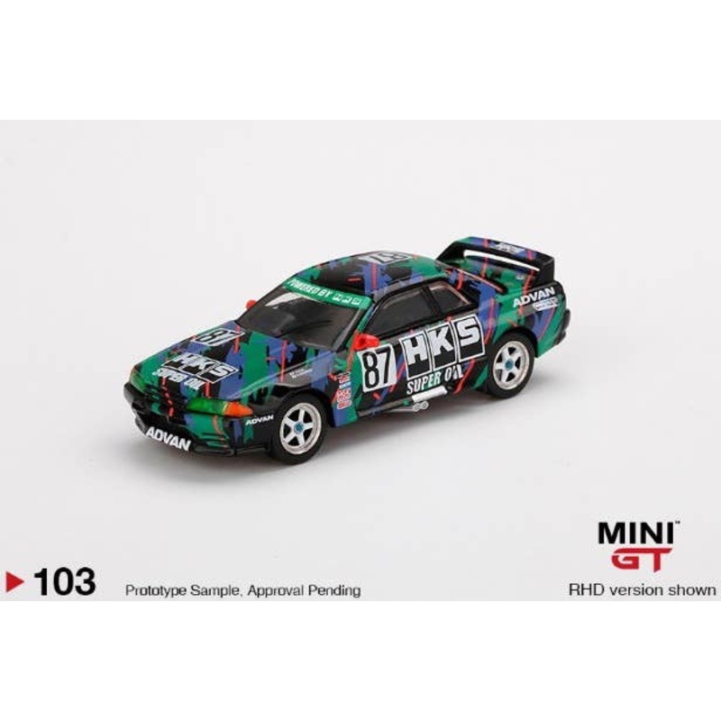 1/64 Nissan Skyline GT-R R32 HKS Japanese Touring Car Championship 1993 Gr.A #87 (Right-Hand Drive)
