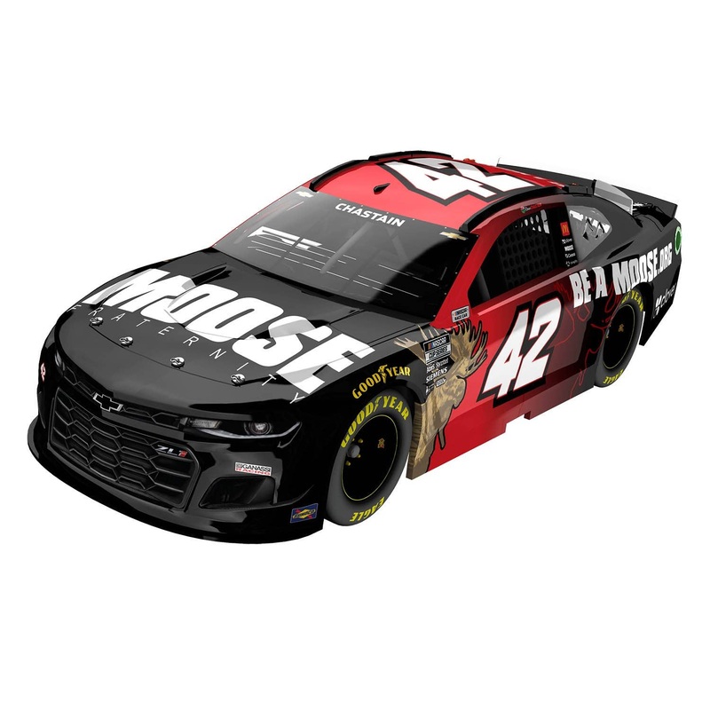 1/64 Ross Chastain # 42 The Moose Fraternity Chevrolet Camaro NASCAR 2021