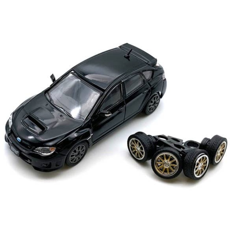 1/64 Subaru 2009 Impreza WRX Black LHD 64B0113