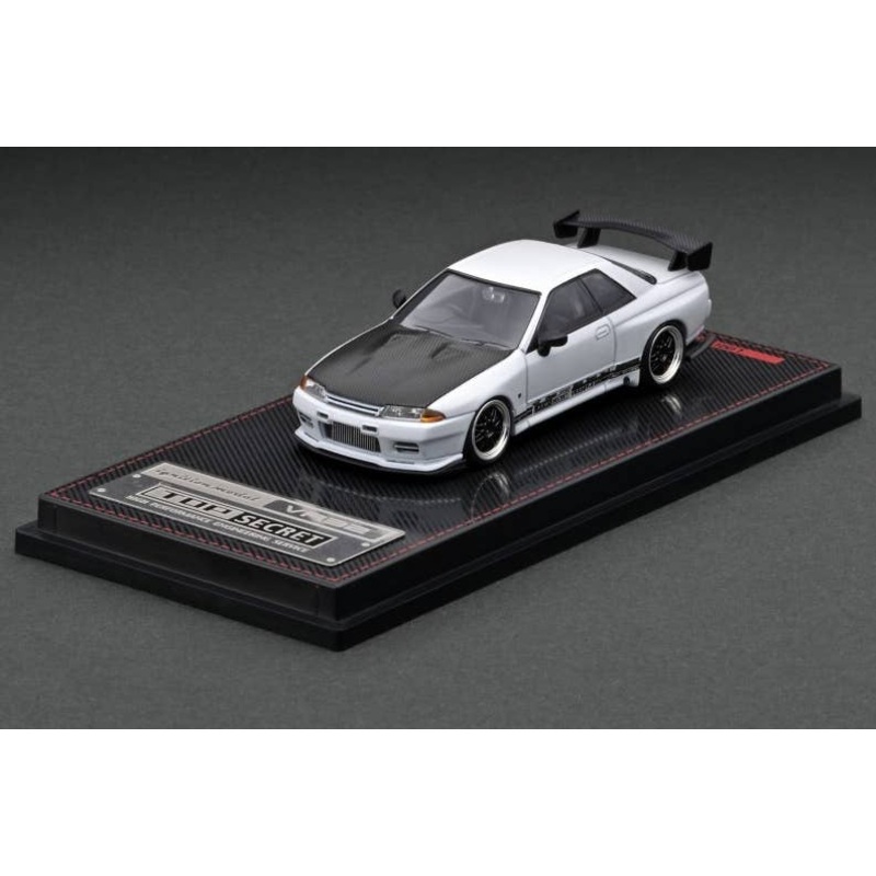 1/64 TOP SECRET GT-R (VR32) Matte Pearl White