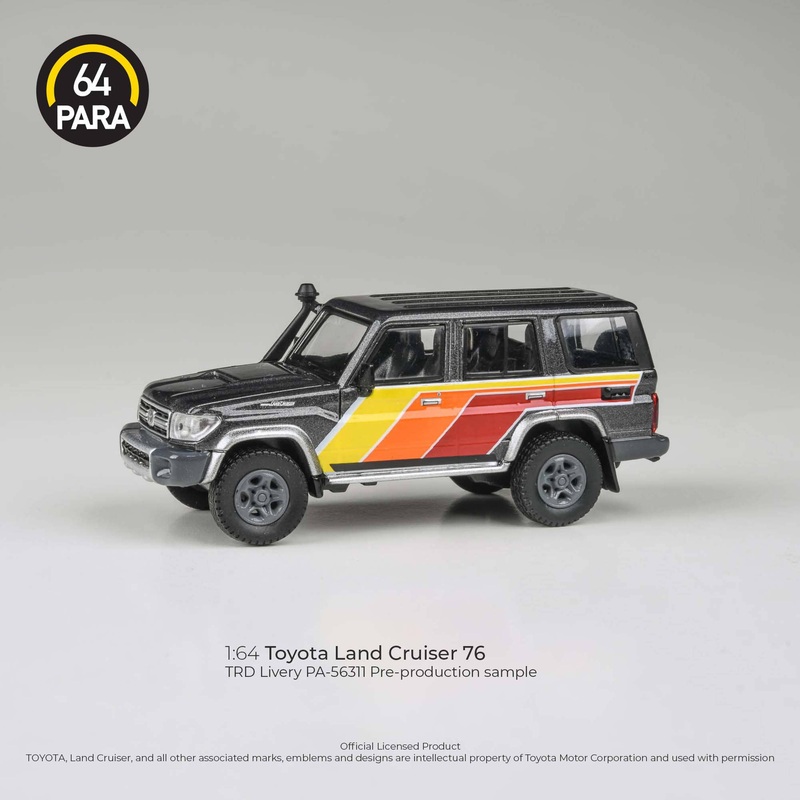 1/64 Toyota Land Cruiser Lc 76 2014 Trd Livery RHD