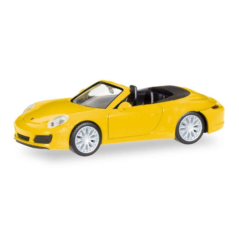 1/87 Porsche 911 Carrera 4S Cabriolet YelLow